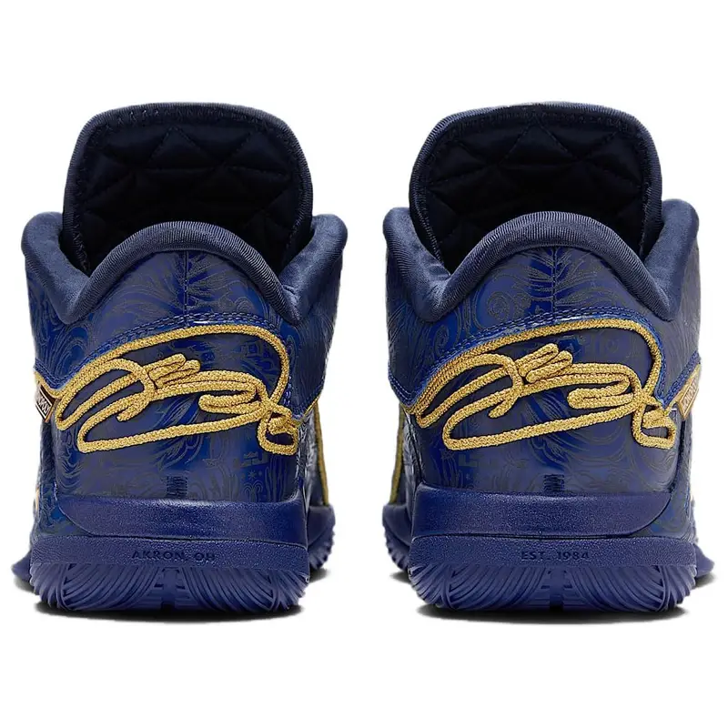 Monopoly x Nike LeBron 22 NRG EP Token Sneakers Unisex Blu Blu Reale Profondo Oro Metallizzato HV5146-400 42 miniatura 4