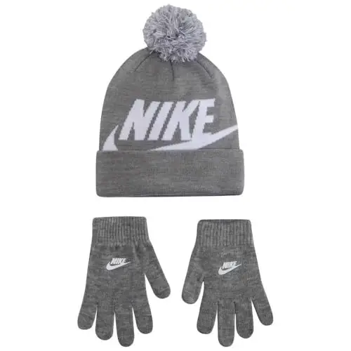 Nike NAN Swoosh Pom Beanie GLV Set