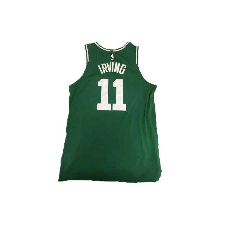 NBA Kyrie Irving Icon Edition Boston Celtics No. 11 Swingman Maglia Uomo Maglia Verde 863015-316 M miniatura 4