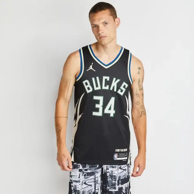 NBA male Maglie/Repliche - Nero - Foot Locker Black