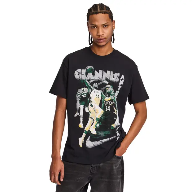 NBA Uomo - Magliette Nero Black