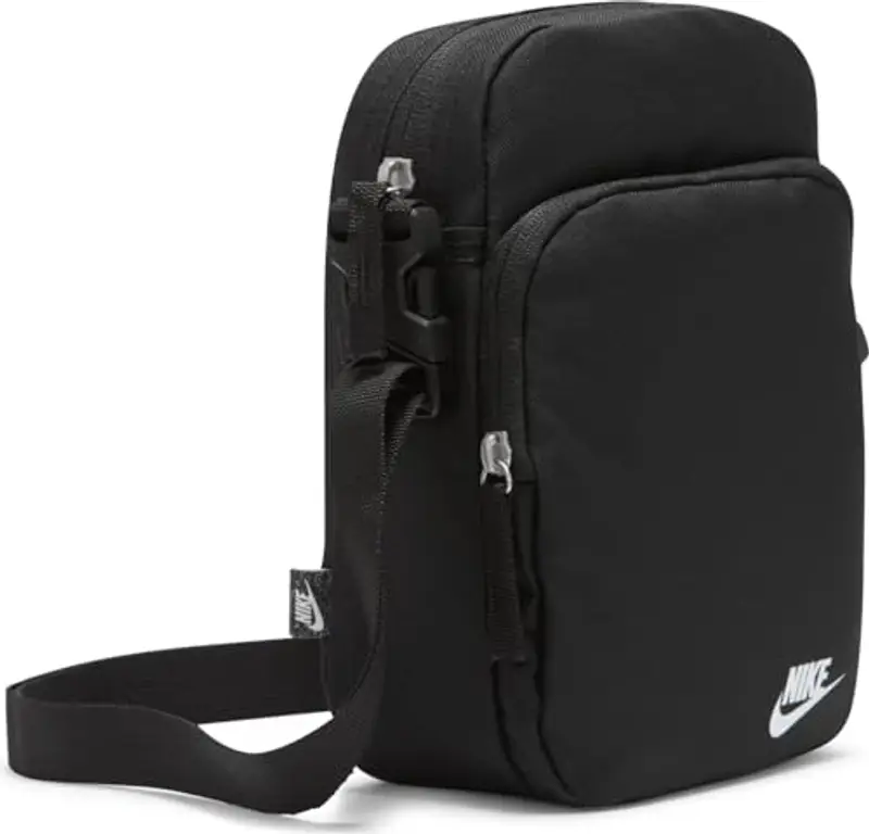Nike Nk Heritage Crossbody - Fa21, Borsa Sportiva Unisex Adulto, Black/Black/White, Taglia unica miniatura 2