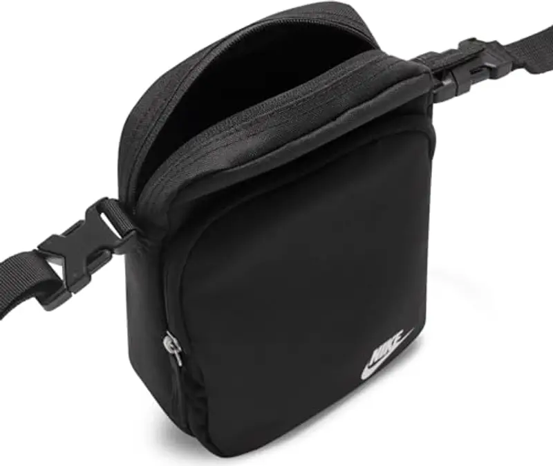 Nike Nk Heritage Crossbody - Fa21, Borsa Sportiva Unisex Adulto, Black/Black/White, Taglia unica miniatura 3