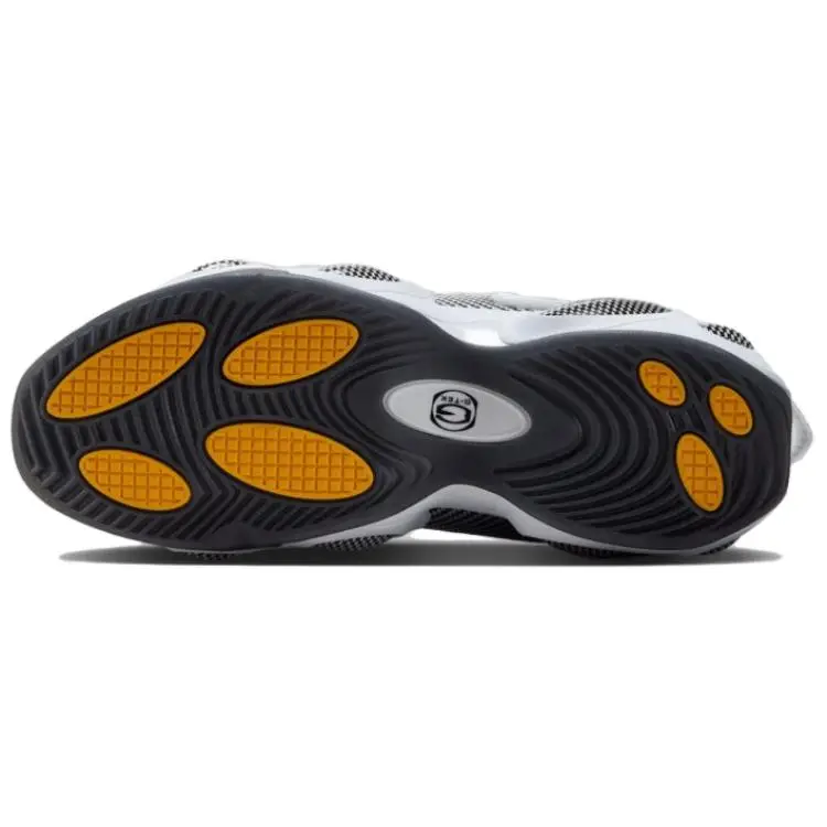 NOCTA x Nike Glide Bianco Nero Sneakers da Uomo Oro Università DM0879-101 42 miniatura 5