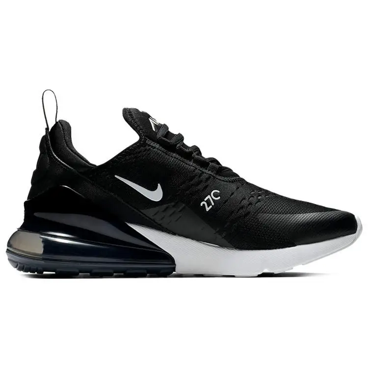 nuove Nike Air Max 270 Nero Bianco da Donna 36 miniatura 2