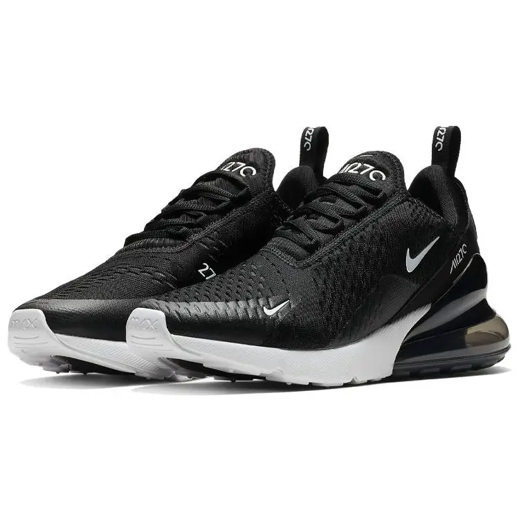 nuove Nike Air Max 270 Nero Bianco da Donna 37.5 miniatura 4