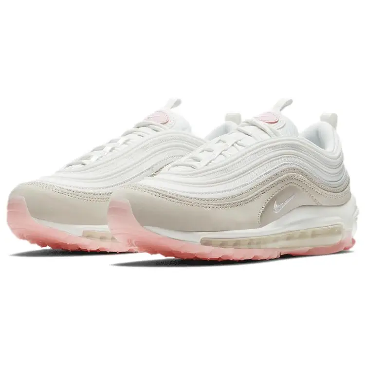 Nuove Nike Air Max 97 Summit White Rose da Donna CT1904-100 36 miniatura 3