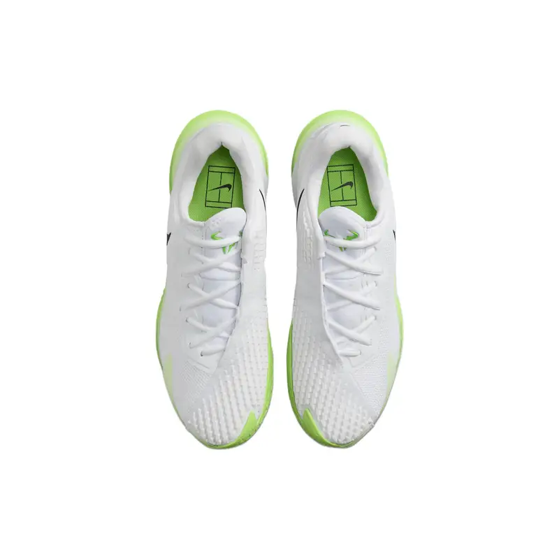 Nuove Nike Court Zoom Vapor Cage 4 Bianco Verde Action DD1579-105 41 miniatura 4