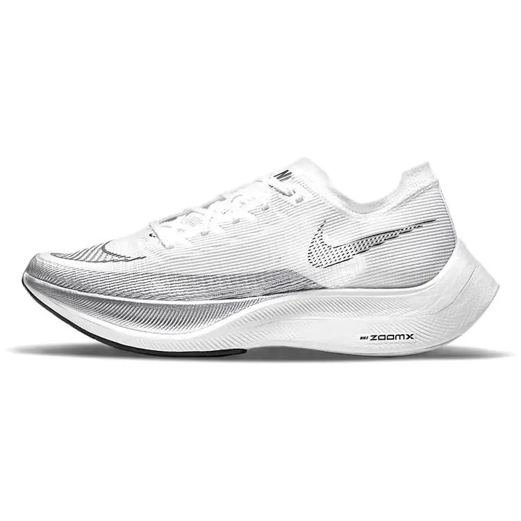 nuove Nike ZoomX Vaporfly Next% 2 Bianco Argento Metallizzato 44