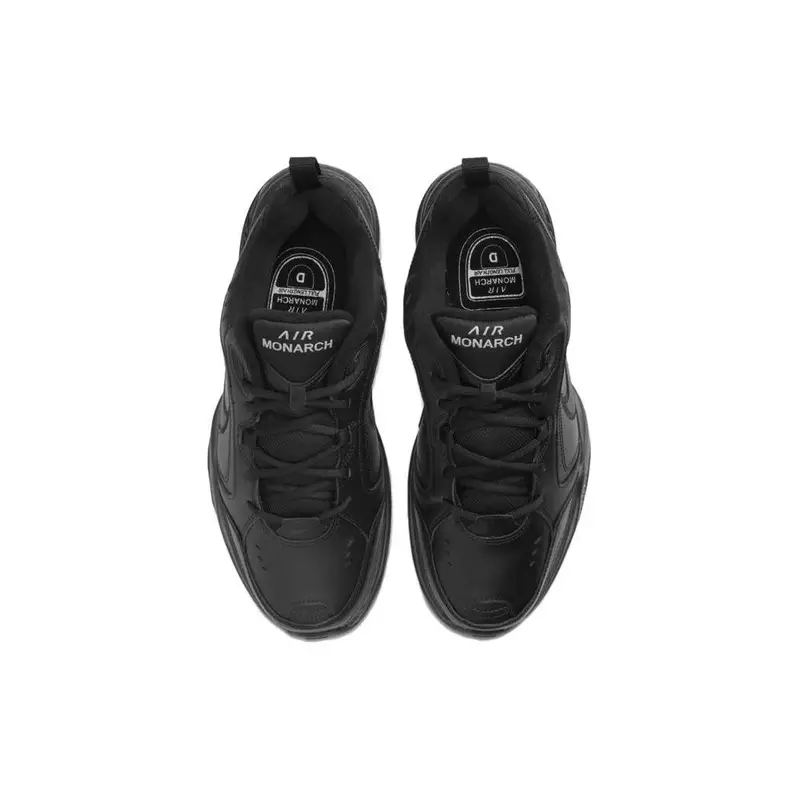 Nuove Sneakers Nike Air Monarch 4 'Triple Black' 415445-001 40.5 miniatura 2