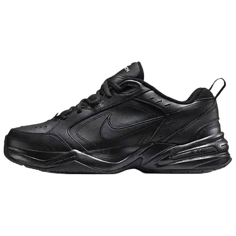 Nuove Sneakers Nike Air Monarch 4 'Triple Black' 415445-001 40.5