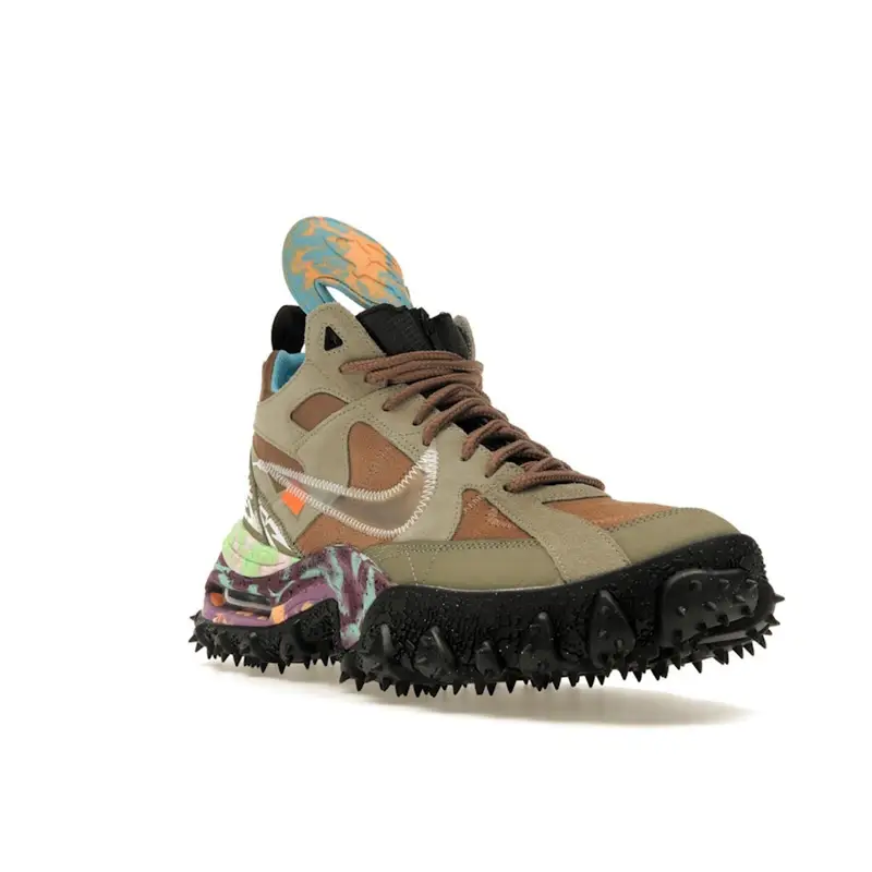 Off-White x Nike Air Terra Forma Archaeo Brown Sneakers Unisex Nere Trasparenti DQ1615-200 40 miniatura 2