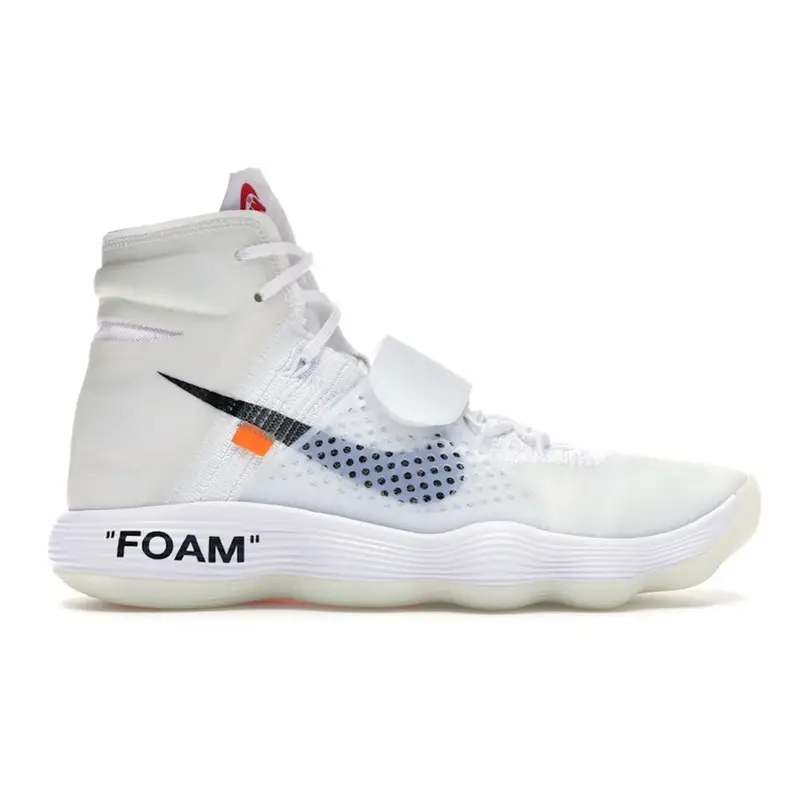 Off-White x Nike Hyperdunk 2017 Flyknit The Ten Sneakers Unisex Bianco-Bianco AJ4578-100 36.5