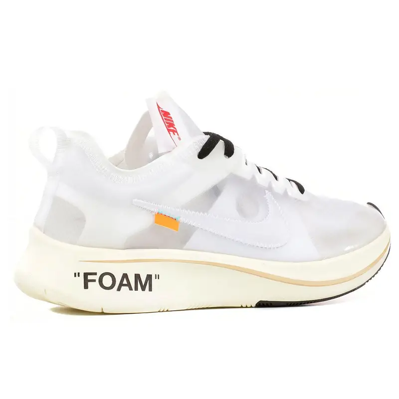 Off-White x Nike Zoom Fly SP The Ten Sneakers Unisex Bianco-Mussola AJ4588-100 40 miniatura 5