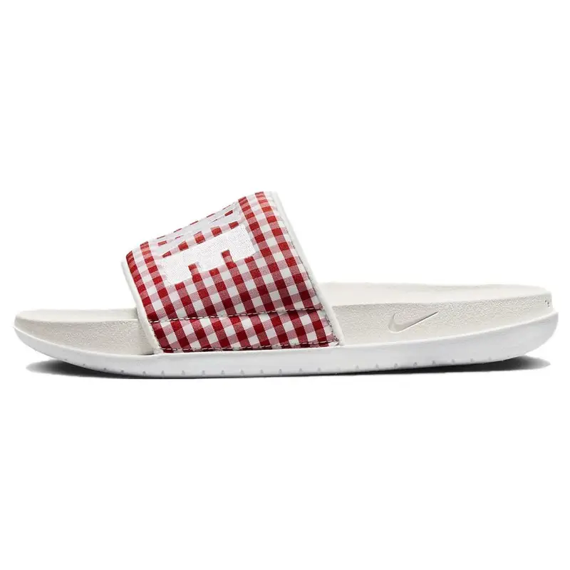 Offcourt Slide Mystic Red Plaid Sneakers da Donna Bianco Fantasma FN6603-600 38
