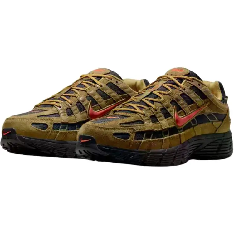 P-6000 Premium Cordura Olive Flak Nero Sneakers da Uomo Quantum-Moss Rosso Piccante IH0946-300 43 miniatura 4