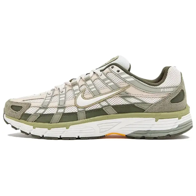 P-6000 Verde Militare Chiaro Cachi Cargo Sneakers da Uomo Verde Chiaro-Grigio-Marrone Fantasma IH0246-320 37 5