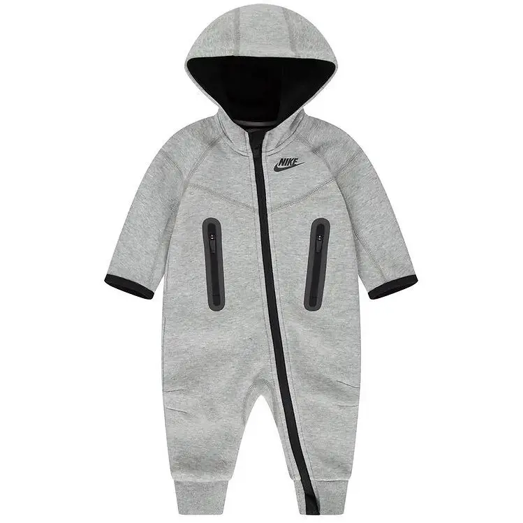 Pagliaccetto in pile per bambini Nike Tech Gris