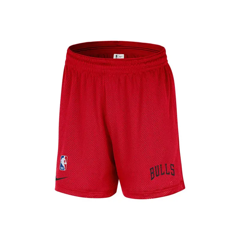 Pantaloncini Basket Nba Bulls Rosso Nero Uomo S