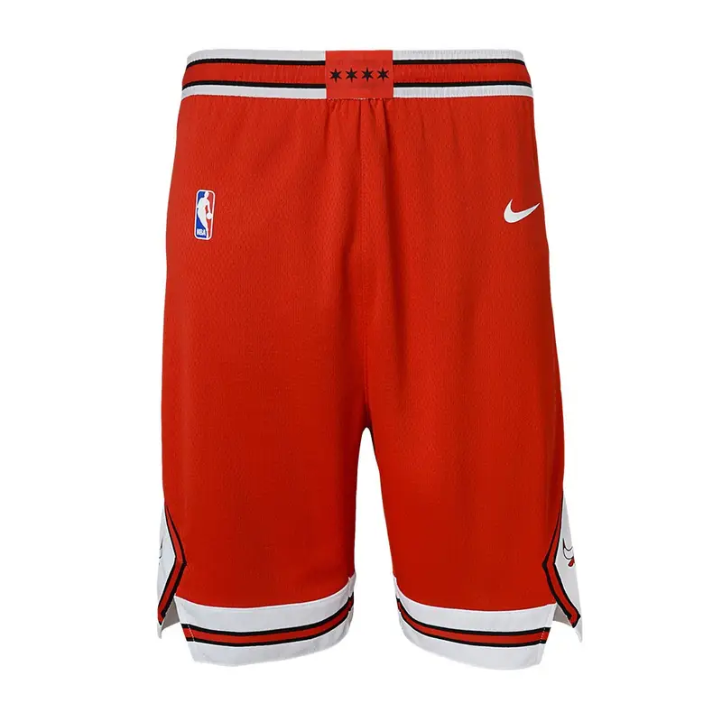 Pantaloncini Basket Nba Icon Bulls Rosso Bambino XL