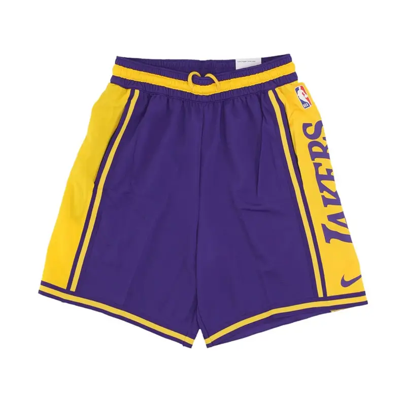 Pantaloncini Basket Nba Lakers Dna 8In Viola Giallo Uomo L