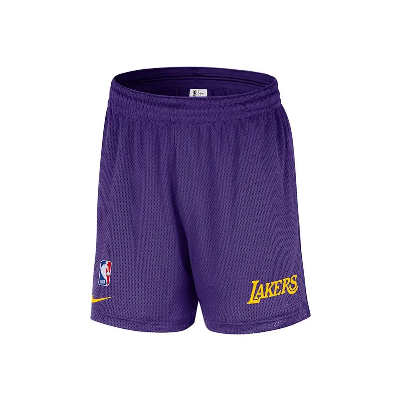 Pantaloncini Basket Nba Lakers Viola Giallo Uomo S