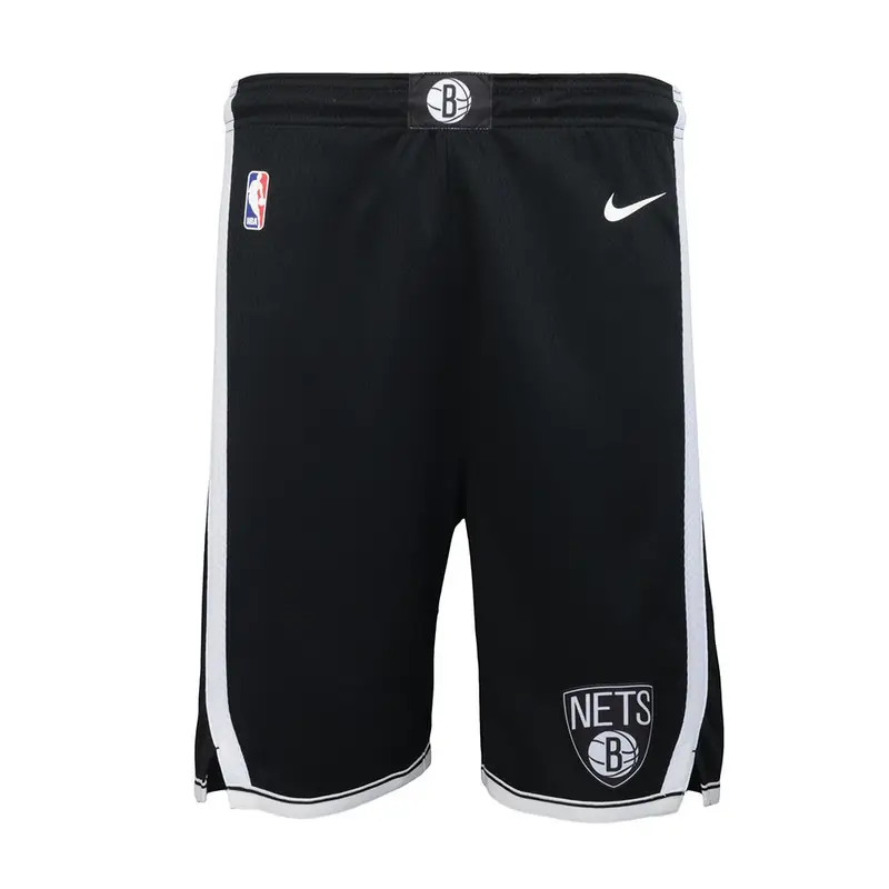 Pantaloncini Basket Nba Nets Nero Bianco Bambino XL