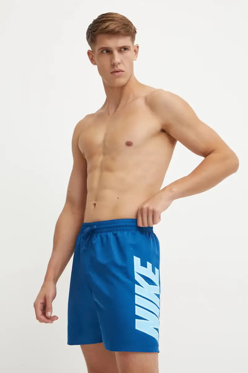 pantaloncini da bagno Big Block colore blu navy NESSE521