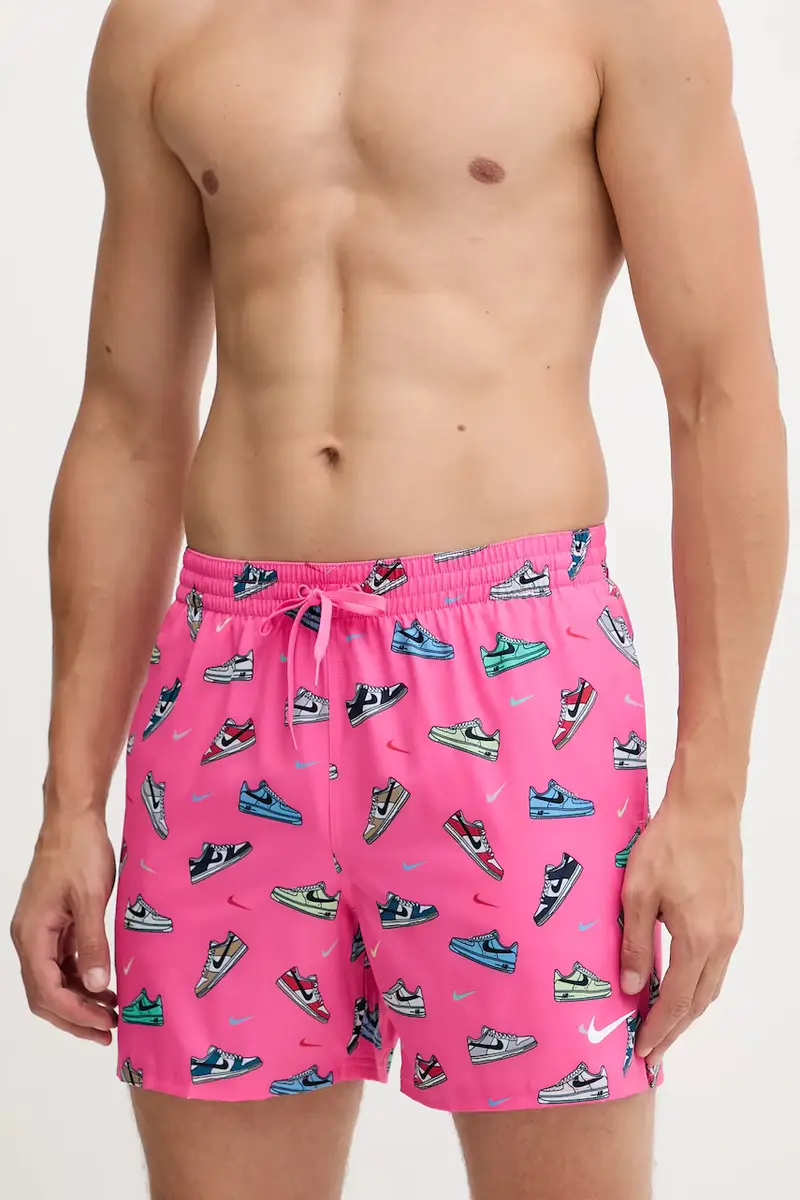 pantaloncini da bagno colore arancione NESSF553 Rosa miniatura 2