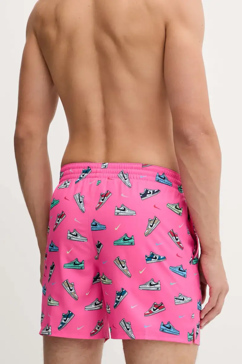 pantaloncini da bagno colore arancione NESSF553 Rosa miniatura 3