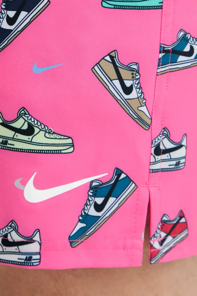 pantaloncini da bagno colore arancione NESSF553 Rosa miniatura 4