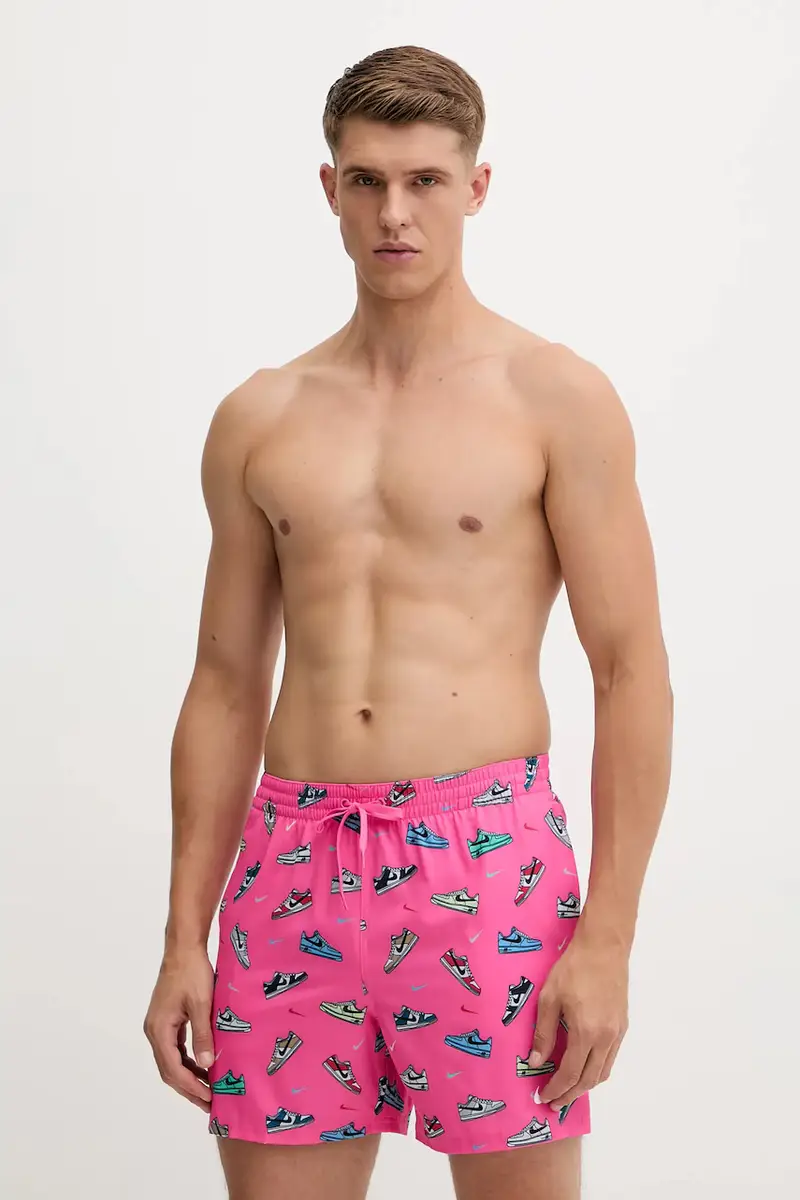 pantaloncini da bagno colore arancione NESSF553 Rosa