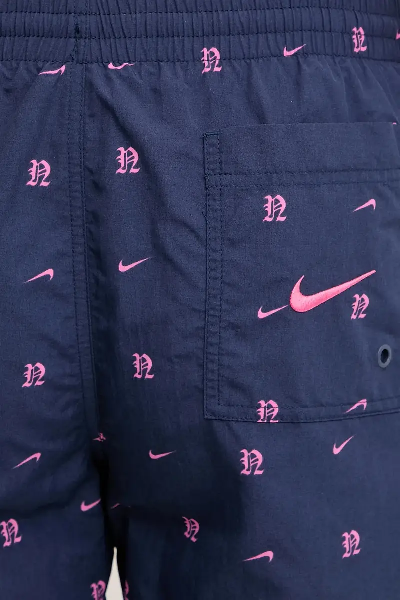 pantaloncini da bagno colore blu navy NESSF518 miniatura 4