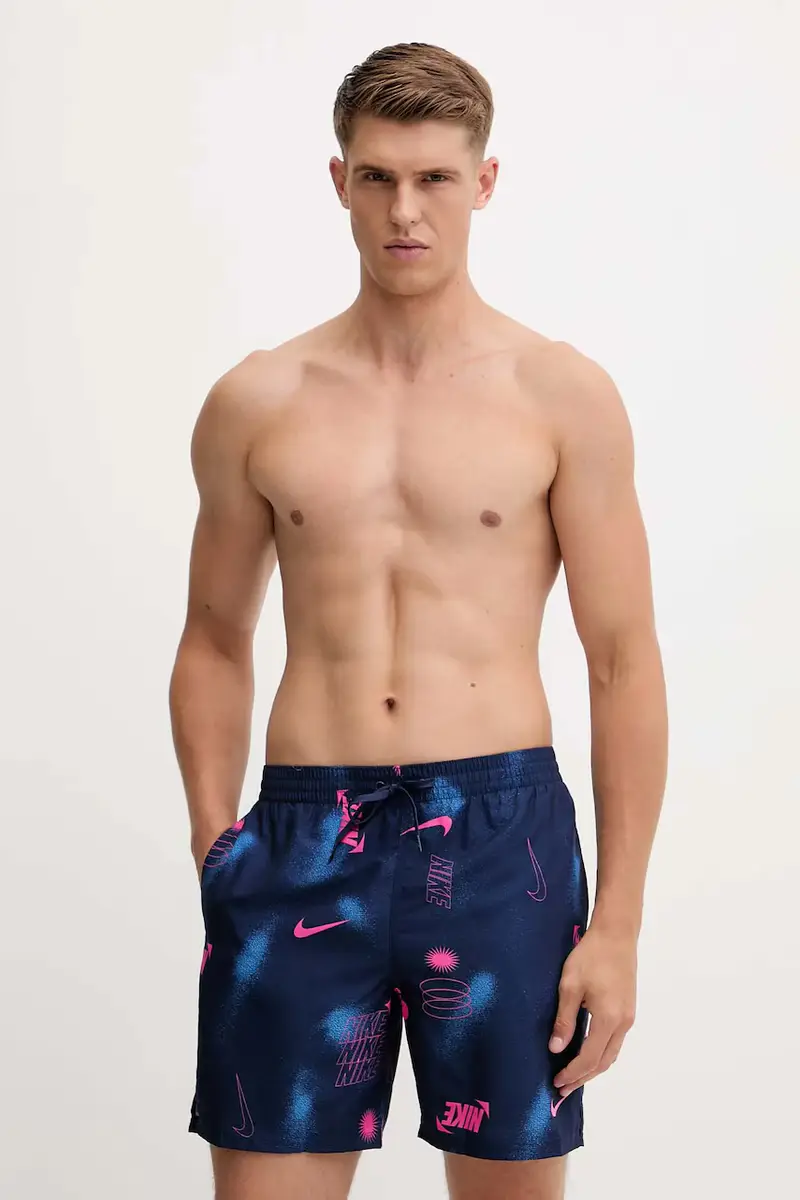 pantaloncini da bagno colore blu navy NESSF563