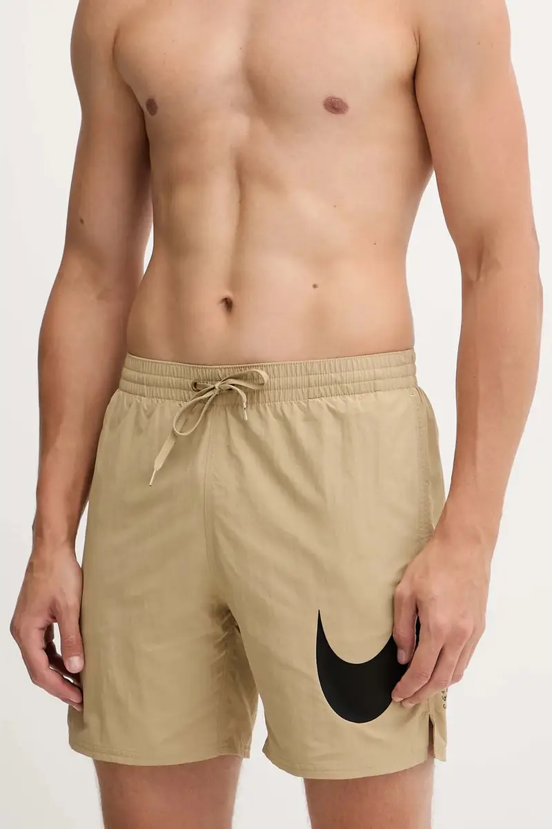 pantaloncini da bagno colore nero NESSF508 Verde miniatura 2