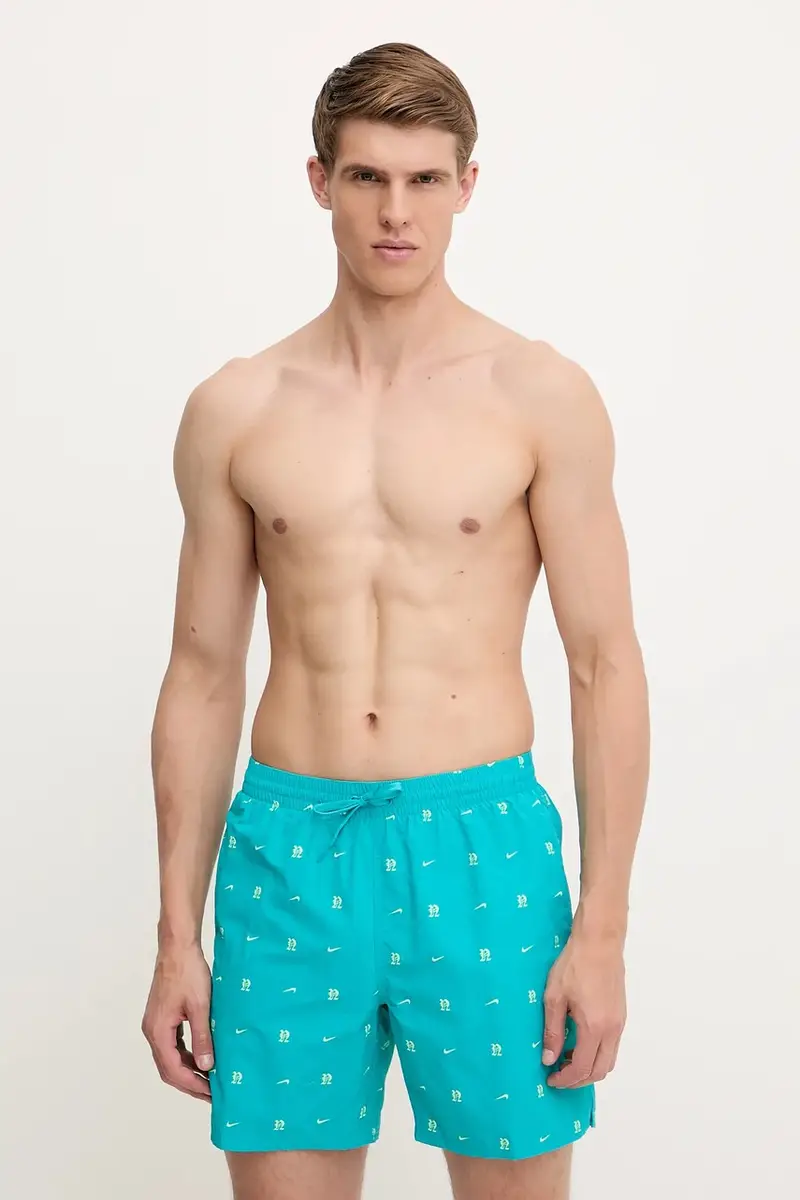 pantaloncini da bagno colore turchese NESSF518 miniatura 2