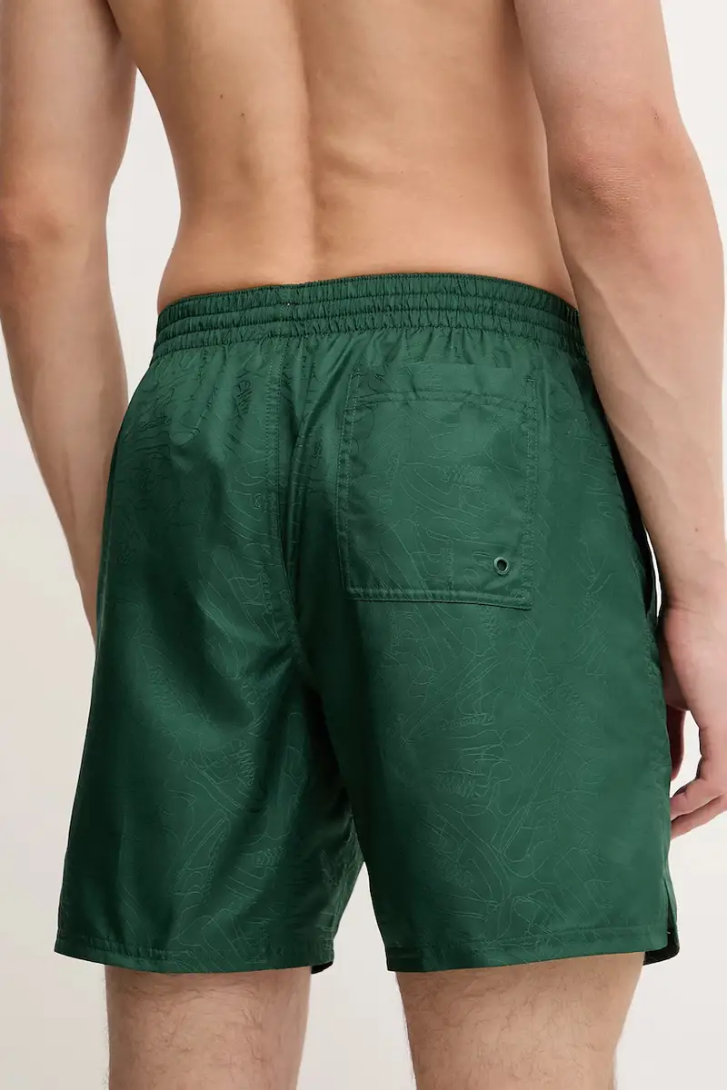pantaloncini da bagno colore verde NESSF507 miniatura 3