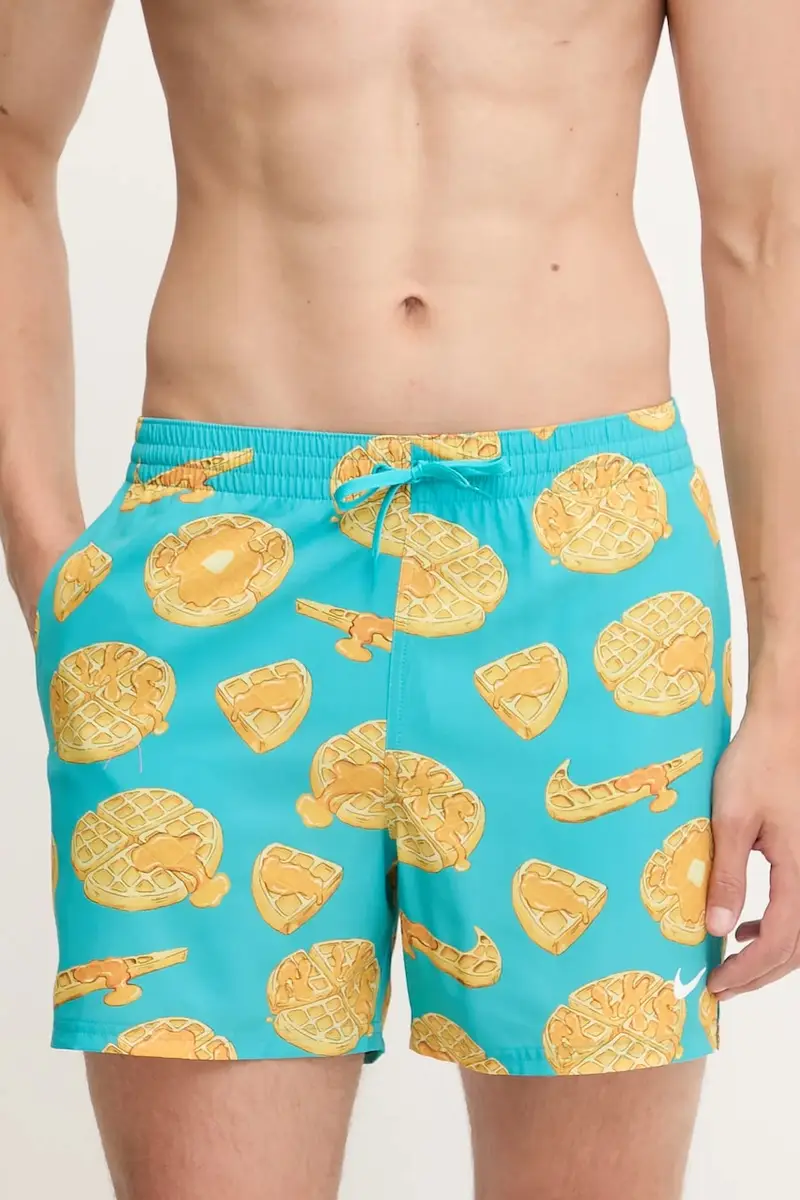 pantaloncini da bagno colore verde NESSF553 Turchese