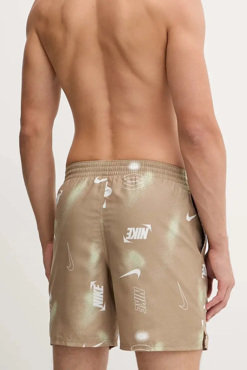 pantaloncini da bagno colore verde NESSF563 miniatura 3