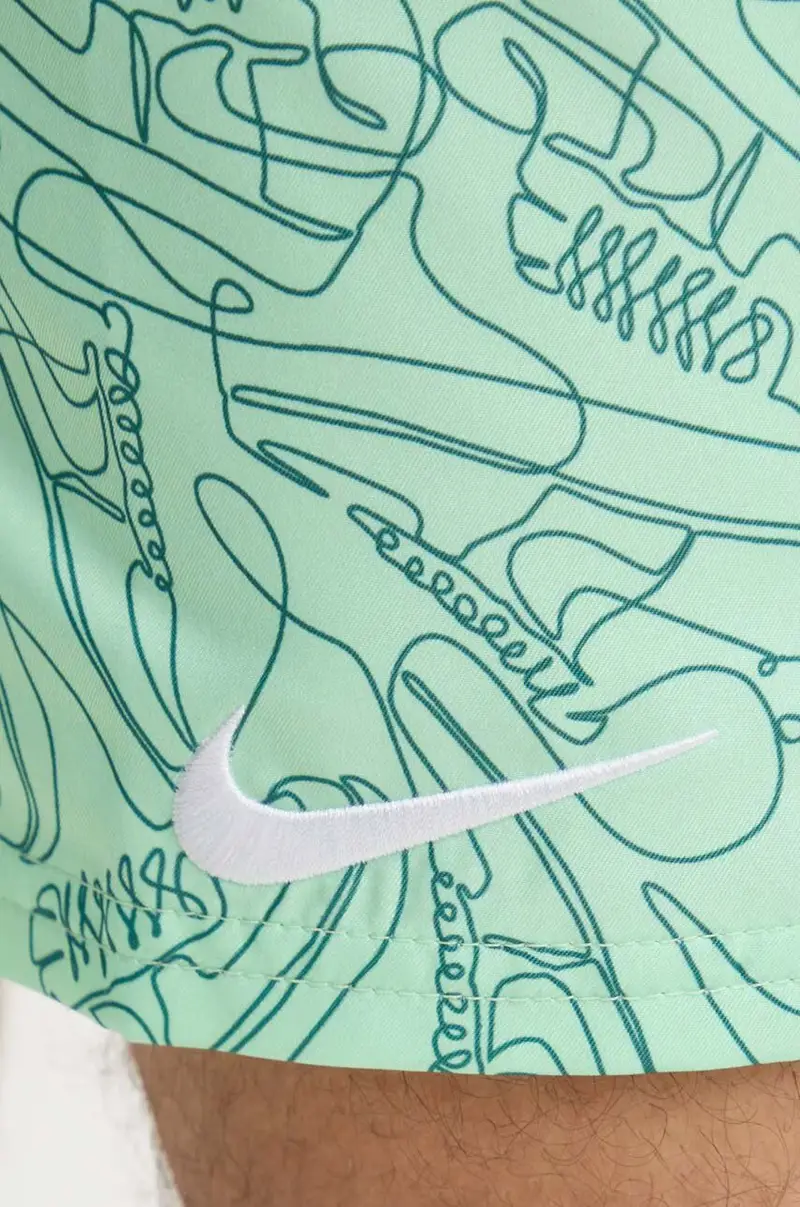 pantaloncini da bagno Sneakers colore verde miniatura 4