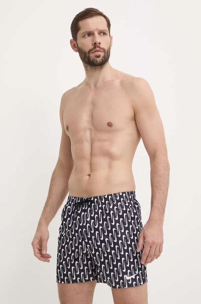 pantaloncini da bagno Swoosh Link colore nero miniatura 2