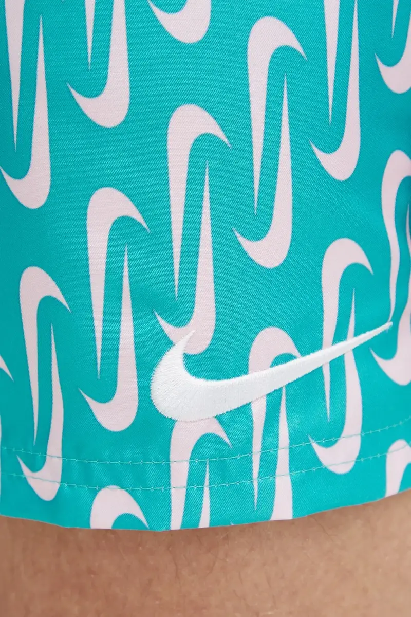 pantaloncini da bagno Swoosh Link colore turchese miniatura 4