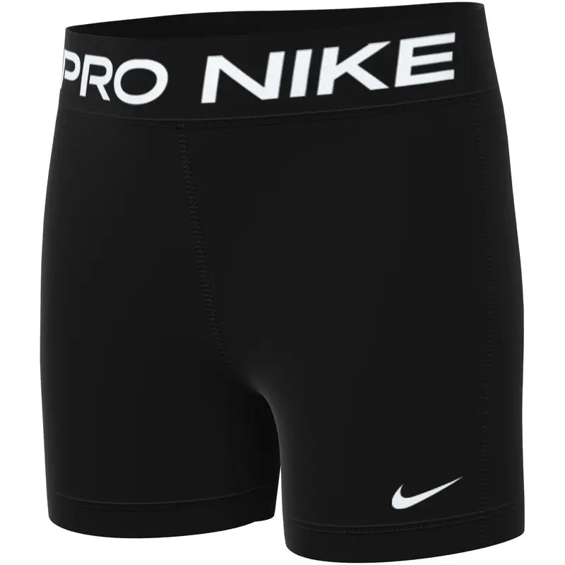 Pantaloncini da bambina a prova di perdite Nike Pro Noir