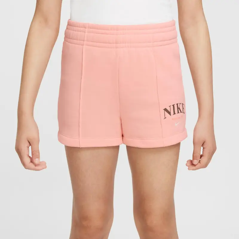 Pantaloncini da bambina Nike Sportswear Trend Orange