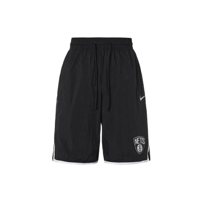 Pantaloncini da Basket Casual Traspiranti Nike Brooklyn Nets Uomo neri DD2966-010 XXXL
