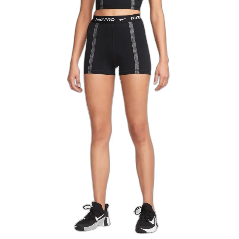 Pantaloncini da donna a vita alta Nike Dri-FIT 3In Noir