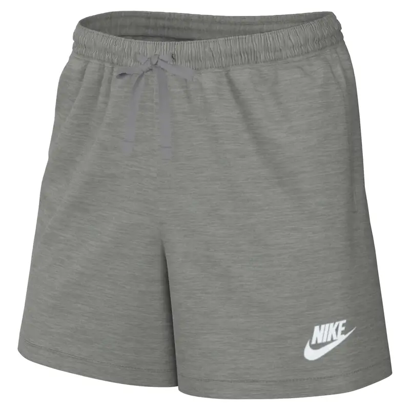 Pantaloncini in pile da donna Nike Sportswear Club MR Gris