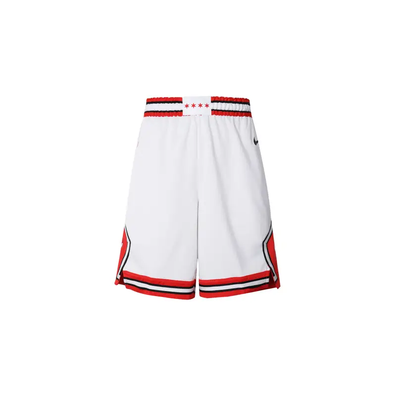 Pantaloncini Nike NBA Chicago Bulls Swingman Association Edition Dri-Fit Bianchi Uomo Streetwear AJ5592-100 L miniatura 4