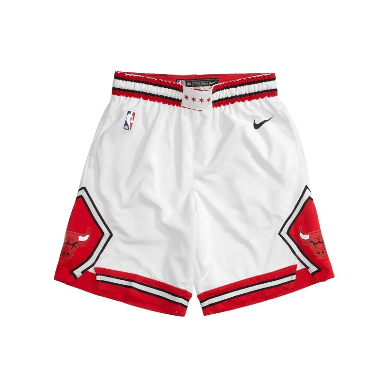 Pantaloncini Nike NBA Chicago Bulls Swingman Association Edition Dri-Fit Bianchi Uomo Streetwear AJ5592-100 L