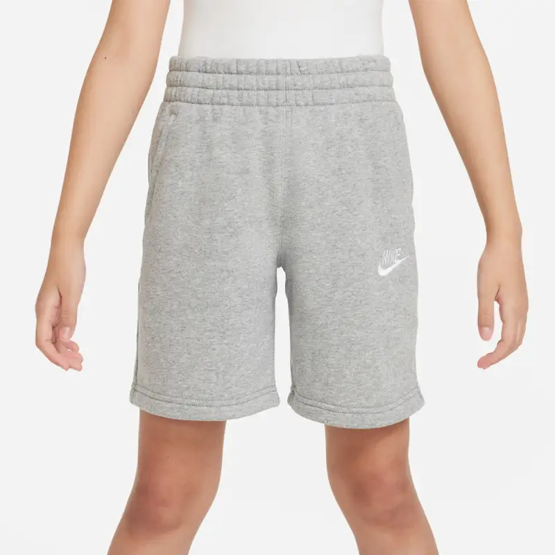 Pantaloncini per bambini Nike Club FT LBR Gris